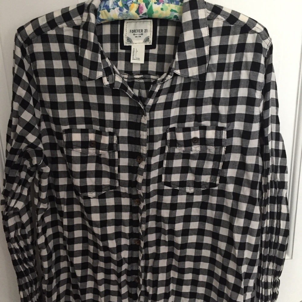 Button Down From Forever 21, Size L - image 1